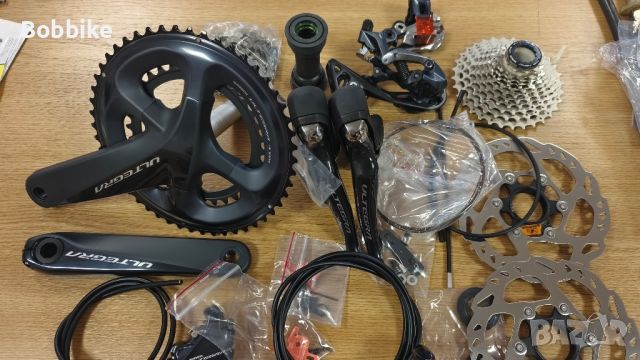 GROUPSET: SHIMANO ULTEGRA R8000 - 2x11 speed – HYDRAULIC BRAKES, снимка 1 - Велосипеди - 46739927