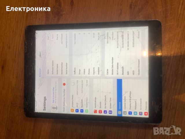 iPad Air 32gb отключен , снимка 10 - Таблети - 46081943