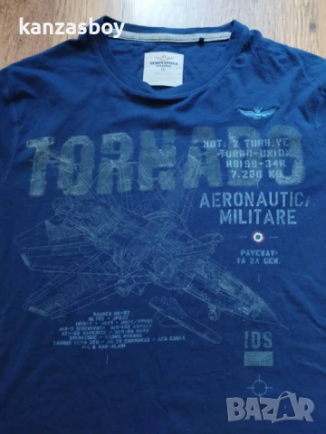 aeronautica militare - страхотна мъжка тениска XL, снимка 2 - Тениски - 51119423