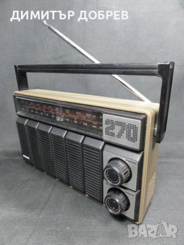 СТАР РЕТРО ТРАНЗИСТОР MW/FM РАДИО PHILIPS 270 , снимка 2 - Радиокасетофони, транзистори - 53273553