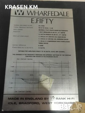 Warfedale e fifty, снимка 12 - Тонколони - 47039261