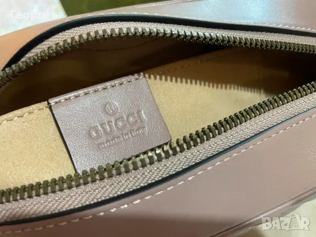 Гучи Dusty Pink Кожена чанта Marmont Оригинална Gucci Дръжка / Синджир, снимка 12 - Чанти - 46925649