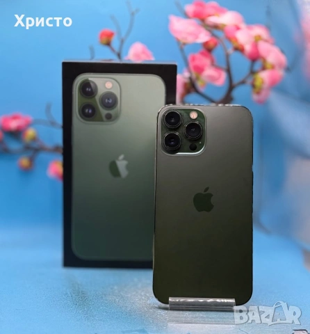 Apple iPhone 13 Pro Max, 128GB, 5G, Alpine Green  , снимка 6 - Apple iPhone - 53480517