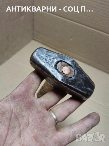 Соц Стар Каменоделски Чук 0.700кг. НОМЕР 607., снимка 5 - Антикварни и старинни предмети - 54010310