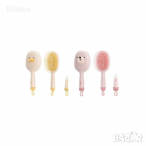 Четка за коса с четчица за почистване в два забавни варианта, снимка 4 - Други - 52832187