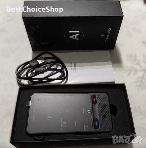 Преводач с изкуствен интелект S85, с офлайн и онлайн употреба, 138 езика онлайн / 17 офлайн, снимка 3 - Друга електроника - 53126917