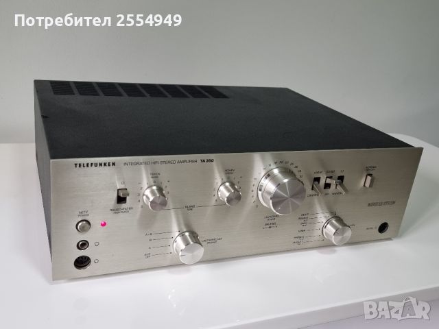 Telefunken TA 350 integrated amplifier, снимка 2 - Ресийвъри, усилватели, смесителни пултове - 45943075