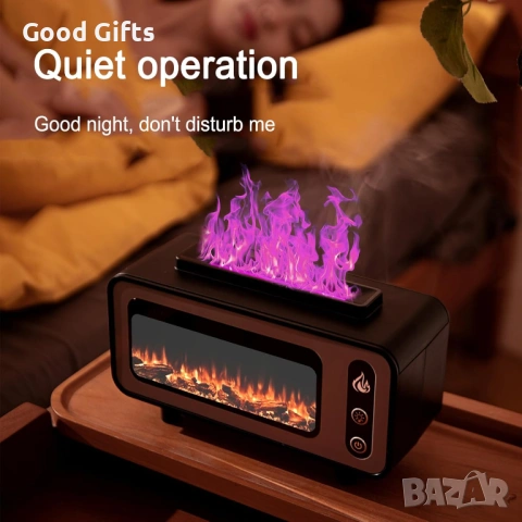 Винтидж Арома Дифузер „3D Камина“ – Уютът на огъня и силата на ароматите, снимка 7 - Декорация за дома - 53561140