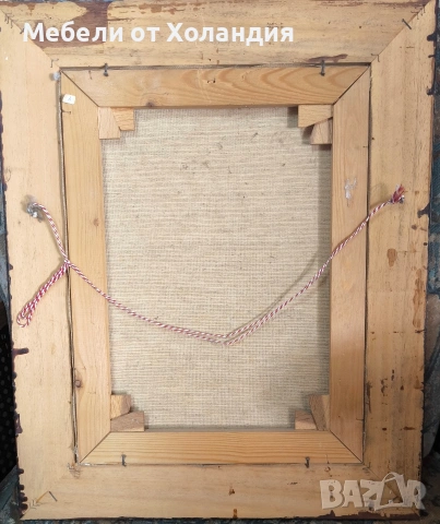 маслена картина с дърворезбована рамка, снимка 6 - Картини - 54203670