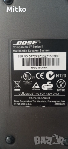 Bose Companion 2 Series2, снимка 7 - Слушалки и портативни колонки - 52897559