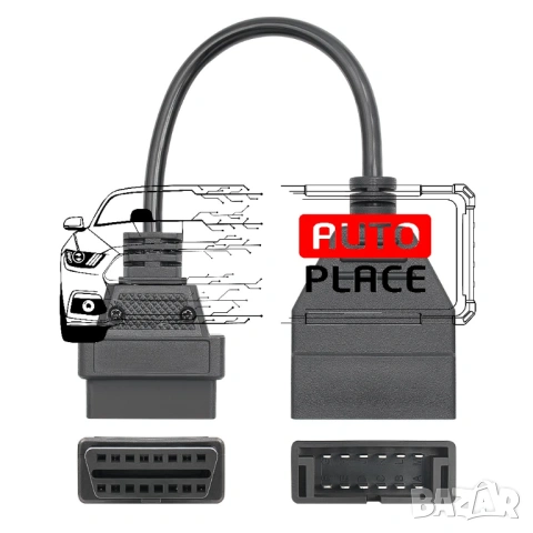 Кабел / Преходник / Адаптер за GM 12 Пина 12 Pin ГМ Delphi Autocom, снимка 3 - Аксесоари и консумативи - 53972293