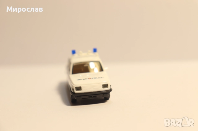 HERPA 1/87 H0 ВАРТБУРГ POLICE ПОЛИЦИЯ КОЛИЧКА МОДЕЛ, снимка 3 - Колекции - 52722306