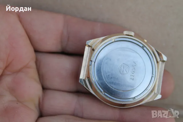 СССР мъжки часовник ''Слава''  /26 камъка/, снимка 6 - Мъжки - 49934100