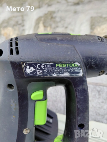 Festool C-18 Li Винтоверт , снимка 7 - Други инструменти - 53757038