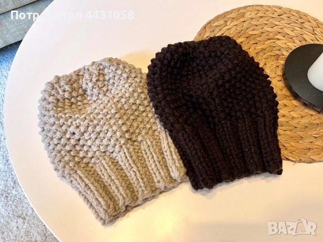 Шапка ръчна изработка (мека спортна вълна), снимка 5 - Шапки - 51958299