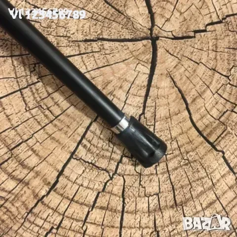 Бастун с метална дръжка ЛЪВ и вграден кинжал 29 см, снимка 4 - Ножове - 50811024