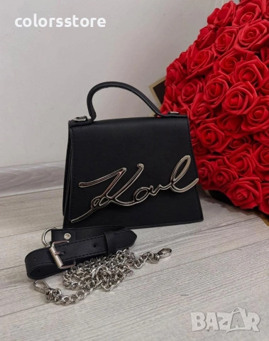 Луксозна чанта Karl Lagerfeld/IM-E84, снимка 3 - Чанти - 42911001