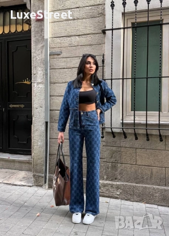 Дамски Комплект 🤍 Gucci , снимка 2 - Якета - 52632884