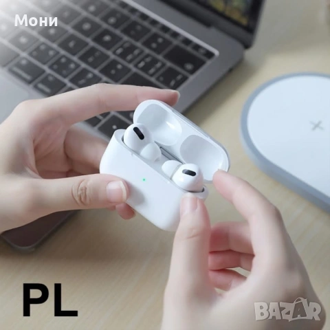 AirPods Pro – Безжични слушалки с активно шумопотискане (ANC) | Съвместими с iPhone, Android, Window