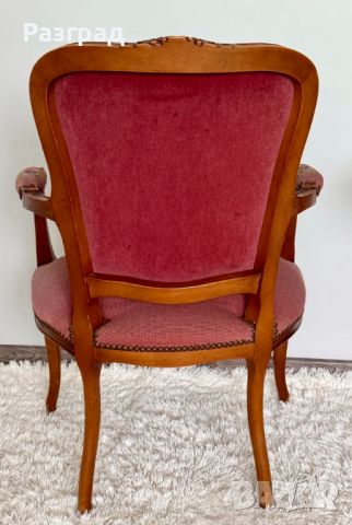 Ретро френски кресла с гобленова дамаска, снимка 17 - Дивани и мека мебел - 45523621