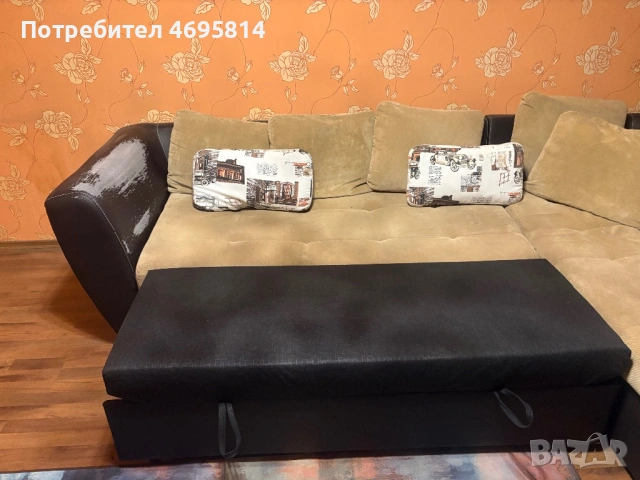 Ъглов диван за хол, снимка 3 - Дивани и мека мебел - 53033298