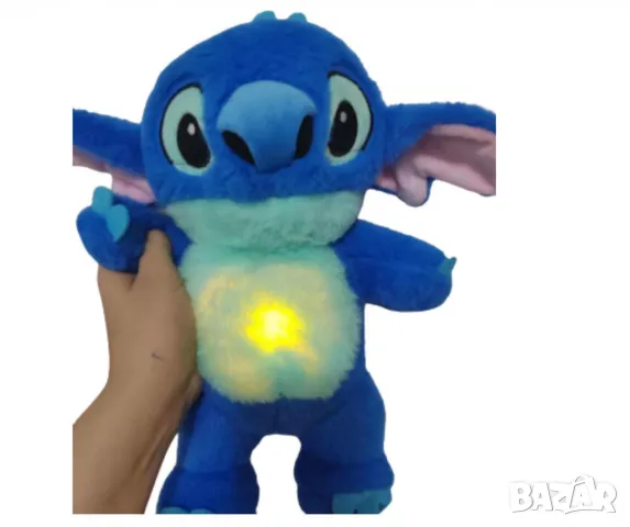 Stitch, плюшена бебешка играчка, с мелодия и светлина, снимка 7 - Плюшени играчки - 49229235