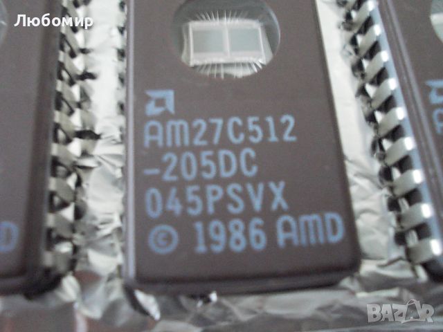 Интегрална схема AM27C512-205DC 1986 AMD, снимка 2 - Друга електроника - 45672251
