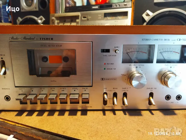 Fisher stereo cassette deck CR-5112., снимка 11 - Грамофони - 48396080