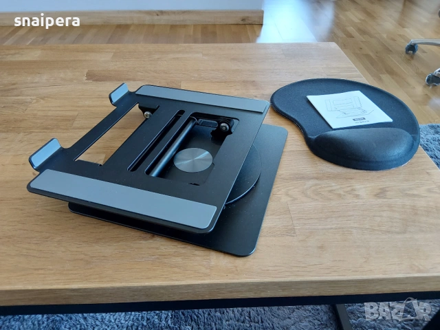 Стойка за лаптоп + подарък килимче за мишка, снимка 7 - Лаптоп аксесоари - 53937699