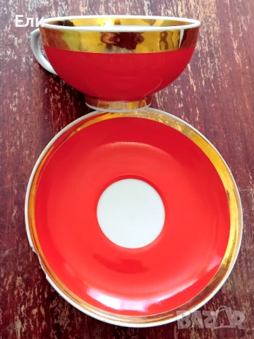 Сервиз.Много рядък за намиране.Фин руски порцелан.