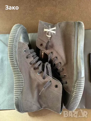 Черни кецове CALVIN KLEIN и черни сникърси REPLAY, снимка 2 - Кецове - 49962238