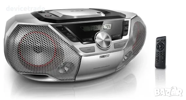 Микро аудиосистема Philips AZ783/12, CD Player, tuner FM, USB, AUX, 2x6W, снимка 2 - Аудиосистеми - 47742620