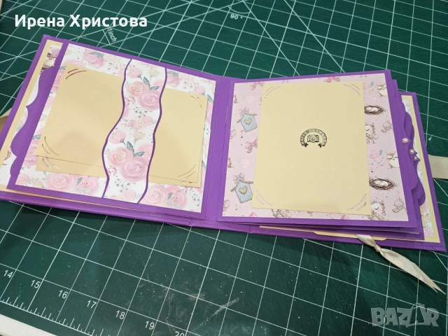 Ръчно изработено албумче за момиченце, снимка 5 - Декорация за дома - 54130297