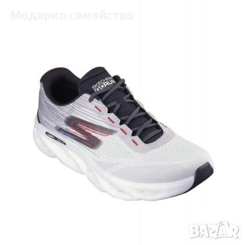 Мъжки маратонки skechers go run swirl tech speed rapid motion shoes white grey, снимка 3 - Маратонки - 46639366