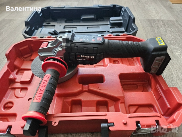 Акумулаторен ъглошлайф Parkside PWSAP F6.БЕЗ БАТЕРИЯ И ЗАРЯДНО !, снимка 2 - Ъглошлайфи - 52964370