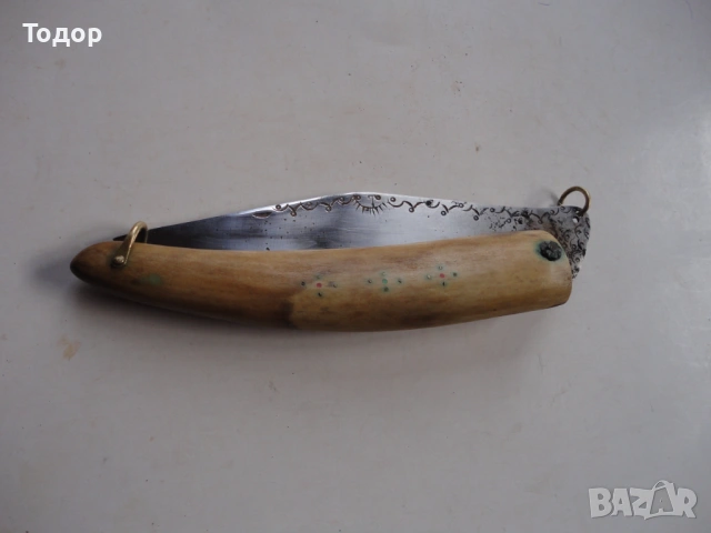 Огромна брутална сойка нож рог 10, снимка 8 - Ножове - 54086250