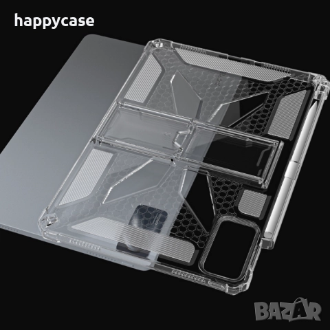 Xiaomi Redmi Pad 2 11" / 2 Pro 12.1" / Прозрачен удароустойчив кейс калъф гръб със стойка, снимка 12 - Таблети - 52424505