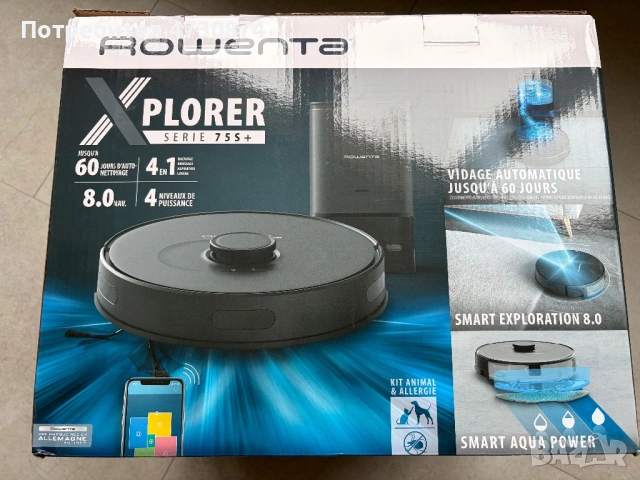 Робот прахосмукачка Roventa Series 75S+ нова