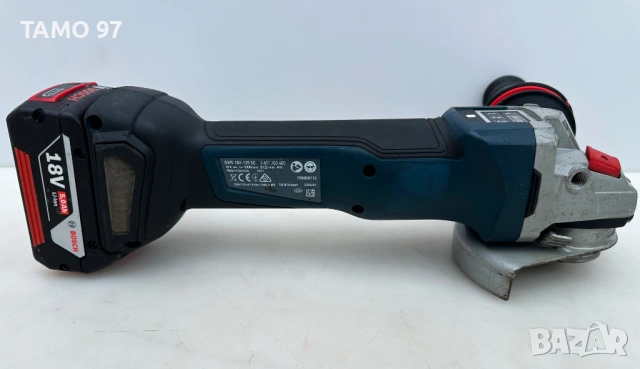 BOSCH GWS 18V-10 SC - Акумулаторен безчетков ъглошлайф 18V 5.0Ah, снимка 6 - Ъглошлайфи - 53569809