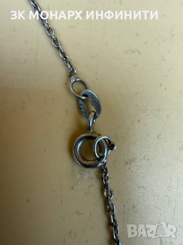 Сребърен ланец със сребърна висулка сърце /925/, снимка 11 - Колиета, медальони, синджири - 52298782