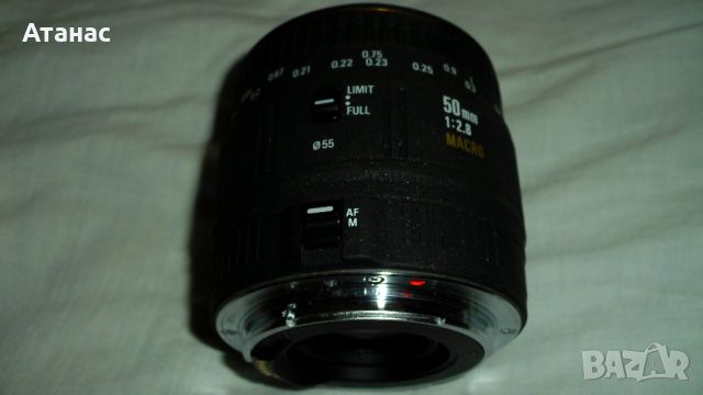 Обектив SIGMA EX 50мм 1:2.8 Macro за CANON, снимка 6 - Обективи и филтри - 46791405