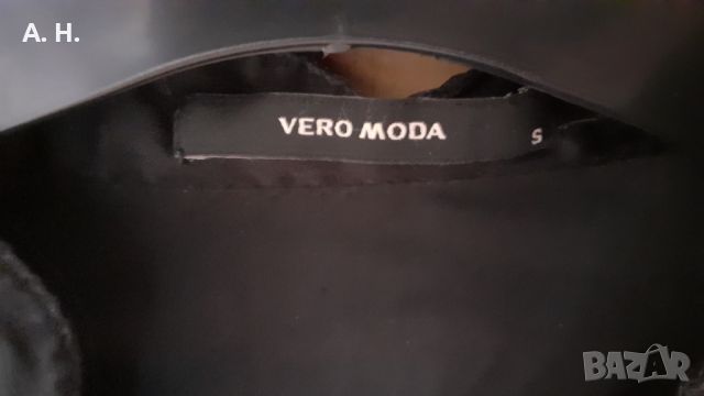 Черна дамска риза Vero moda, снимка 4 - Ризи - 30864173