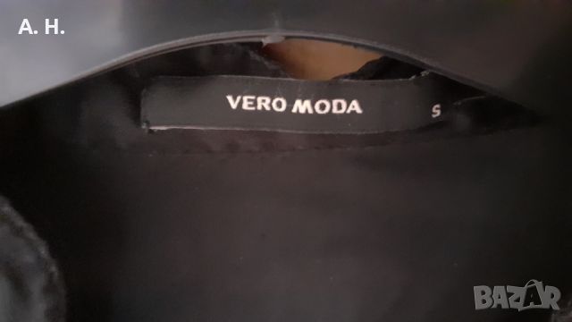 Черна дамска риза Vero Moda, снимка 4 - Ризи - 30864173