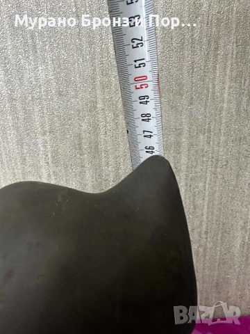 Масивна бронзова статуетка Египетска котка Бастет – 8 кг / 47 см, снимка 4 - Антикварни и старинни предмети - 53464859