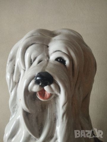 Порцеланова статуетка-куче, снимка 1 - Антикварни и старинни предмети - 45697231