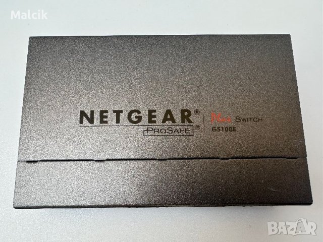 Гигабитов Суич NetGear GS108E 8x10/100/1000 Mbps , снимка 2 - Суичове - 45469188