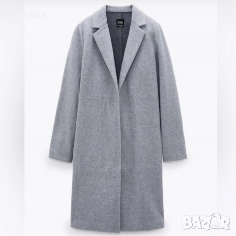 Дамско  сиво палто ZARA