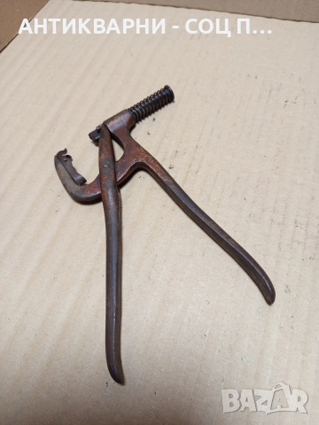 Стари Занаятчийски Обущарски Клещи. , снимка 3 - Антикварни и старинни предмети - 52697892