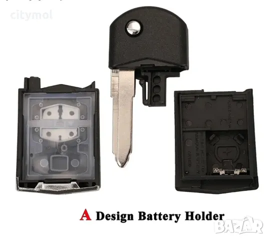 Кутийка за ключ с 3 бутона за Mazda 2, 3, 5, 6, MX5, CX7, CX9, RX-7 с острие , снимка 4 - Аксесоари и консумативи - 50305737