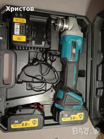 Нов Акумулаторен ъглошлайф Vermark, снимка 2 - Ъглошлайфи - 53272184